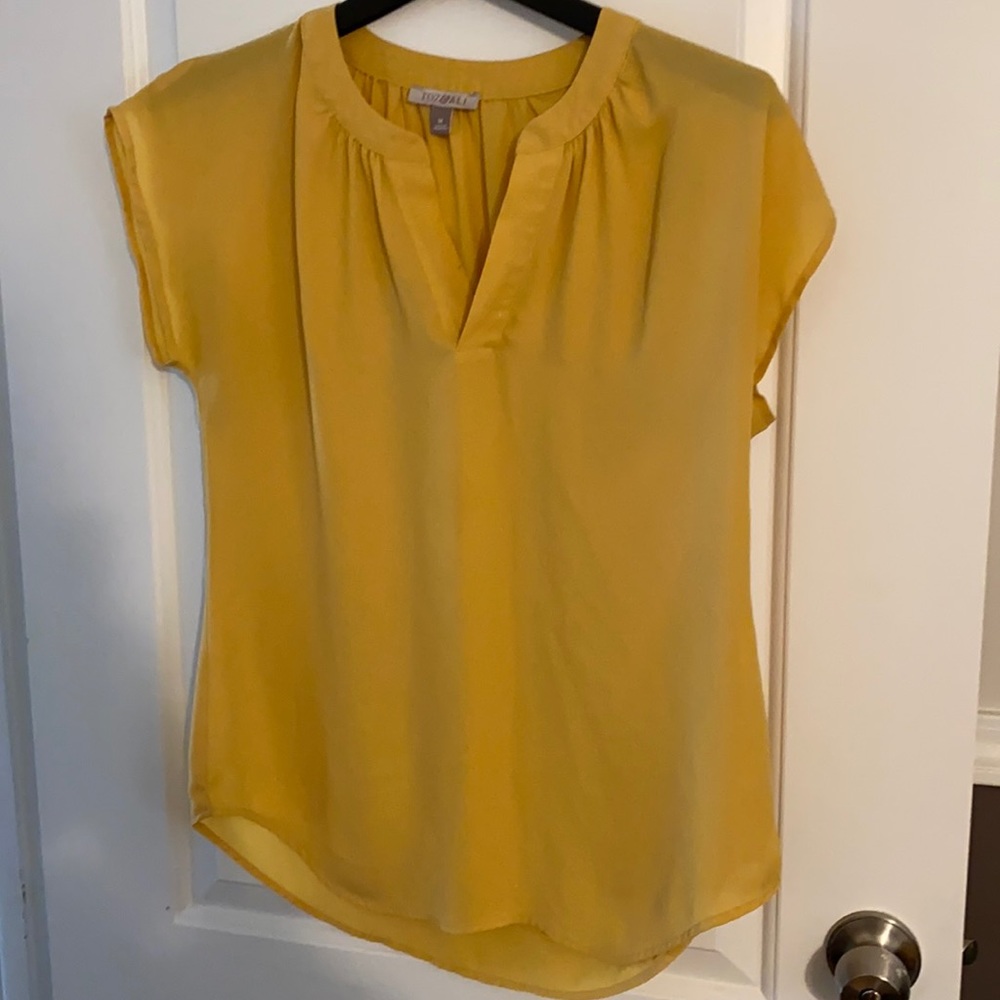 Yellow blouse